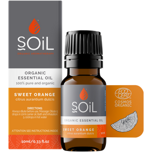 Organic Orange Essential Oil (Citrus Sinensis) 10ml