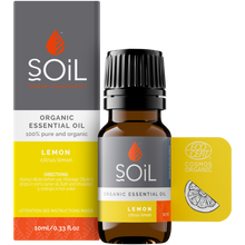 Organic Lemon Essential Oil (Citrus Limon) 10ml