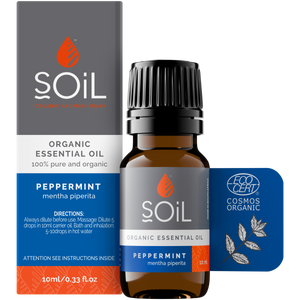 Organic Peppermint Essential Oil (Mentha Piperita) 10ml