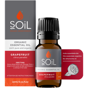 Organic Grapefruit Essential Oil (Citrus Paradisi) 10ml