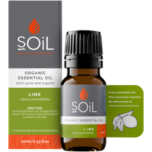 Organic Lime Essential Oil (Citrus Aurantifolia) 10ml