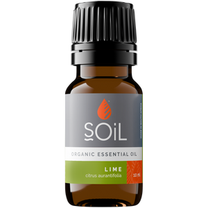 Organic Lime Essential Oil (Citrus Aurantifolia) 10ml