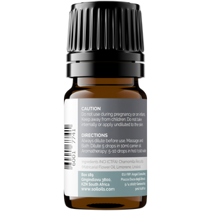 Organic Chamomile, German Essential Oil (Matricaria Recutita) 5ml