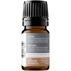 Organic Sandalwood Essential Oil (Santalum Spicatum) 2.5ml