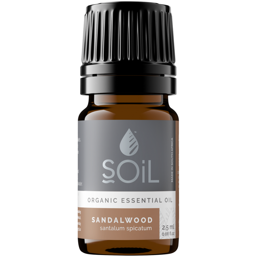 Organic Sandalwood Essential Oil (Santalum Spicatum) 2.5ml