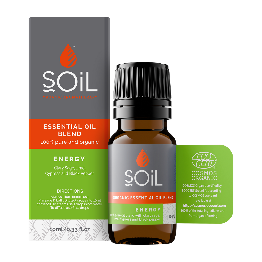 Energy - Organic Essential Oil Blend 10ml