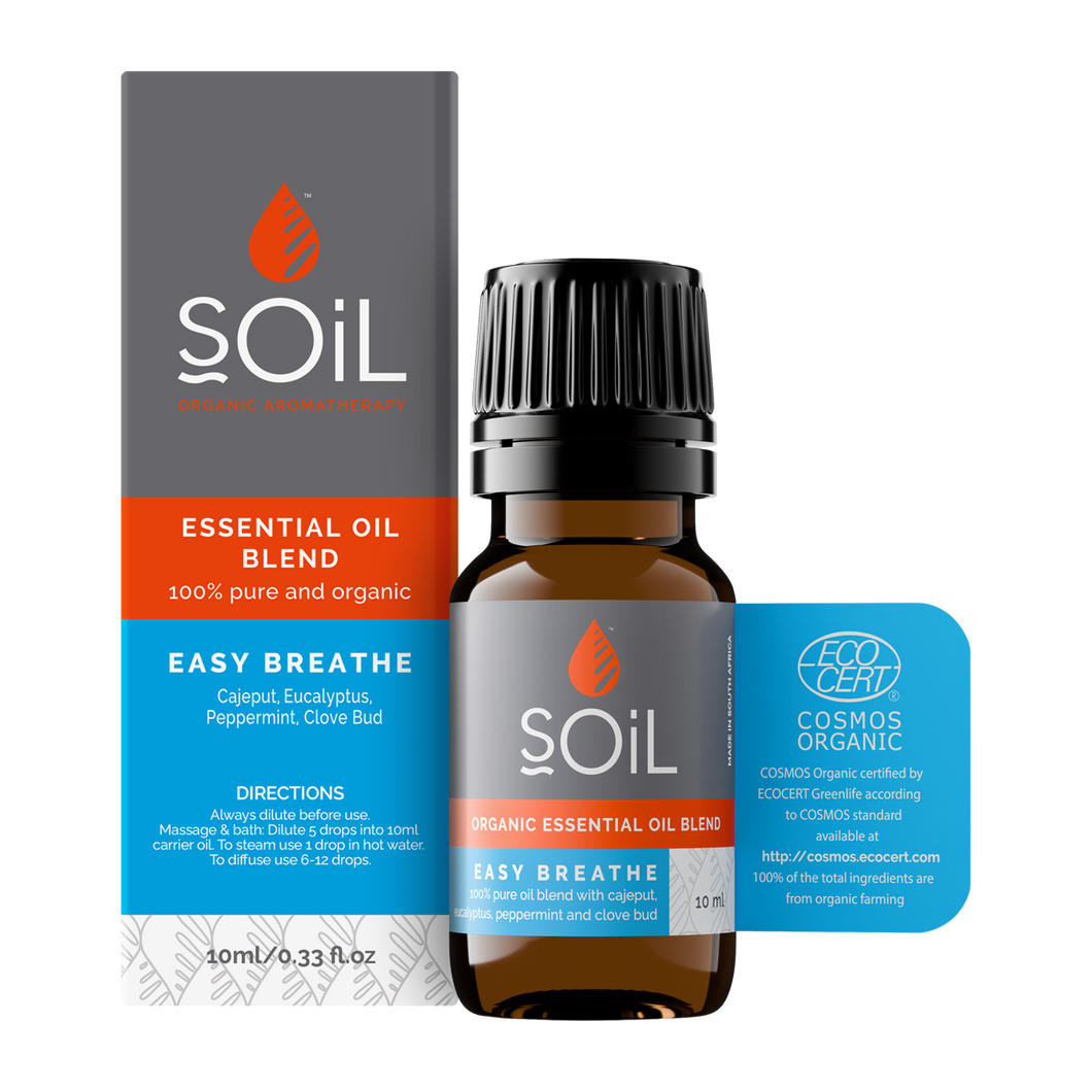 Easy Breathe - Organic Essential Oil Blend 10ml