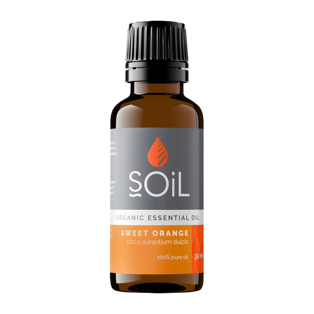 Organic Orange Essential Oil (Citrus Sinensis) 30ml